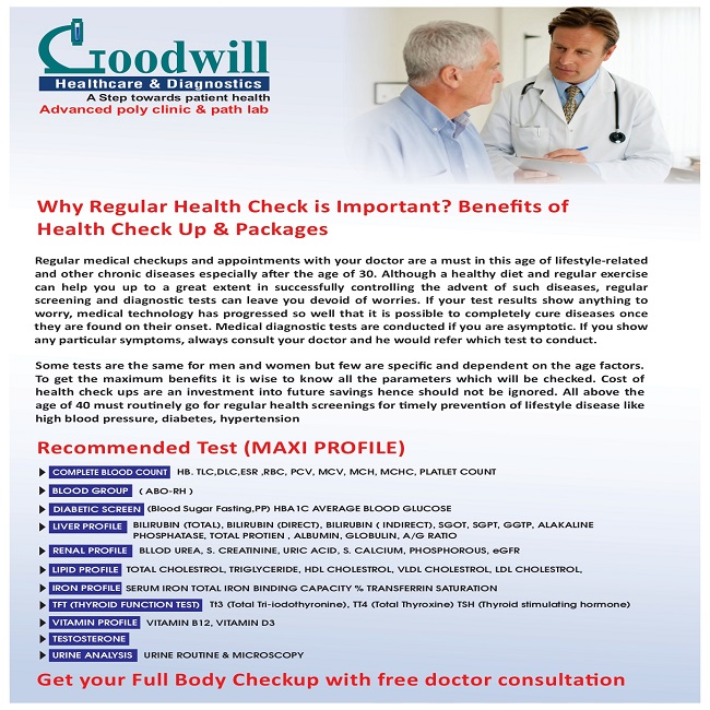 Regular Health Check Package